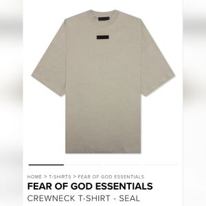 New Fear of God Essentials T-shirt